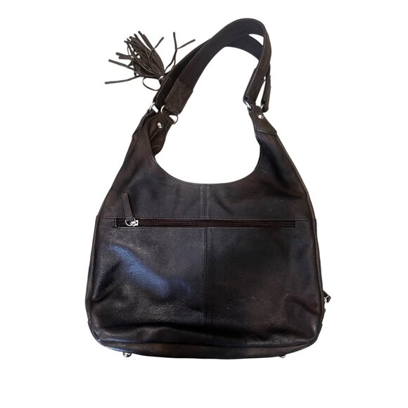 SOLD Gun Tote'n Mamas Hobo Leather Shoulder Bag Gun Bag Western Cowgirl Tassel - Picture 4 of 11